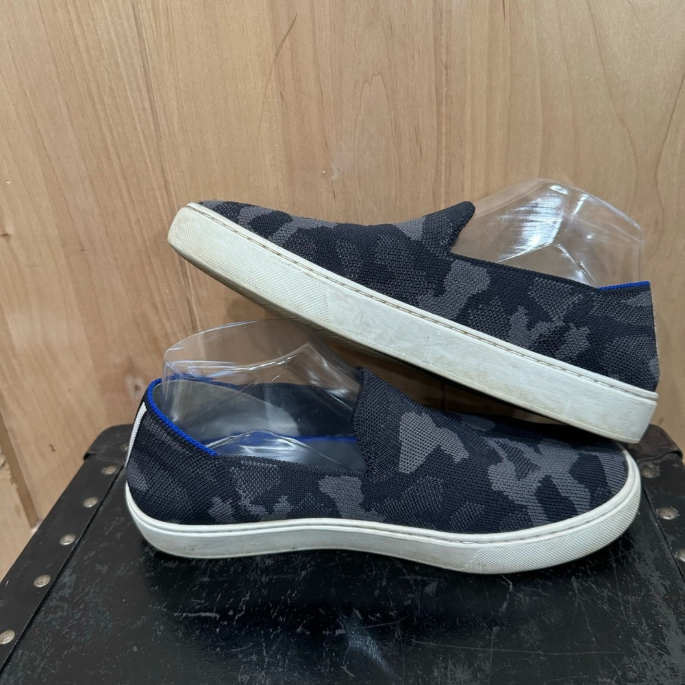 Rothy’s The Orginal Slip On Sneaker Size 8.5 Navy Camo - Picture 9 of 15